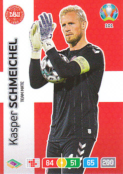 Kasper Schmeichel Denmark Panini UEFA EURO 2020#101